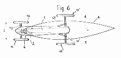 Speed Sail - croquis de la planche avec trucks