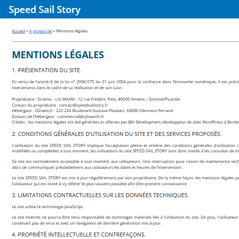 A propos de - Mentions légales