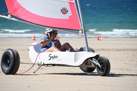 Char à voile - Jeune Saphir Char à voile - Jeune Saphir