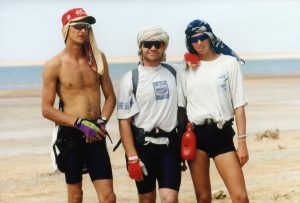 Raid 1994 - Vers le bivouac de la Baie Saint Jean