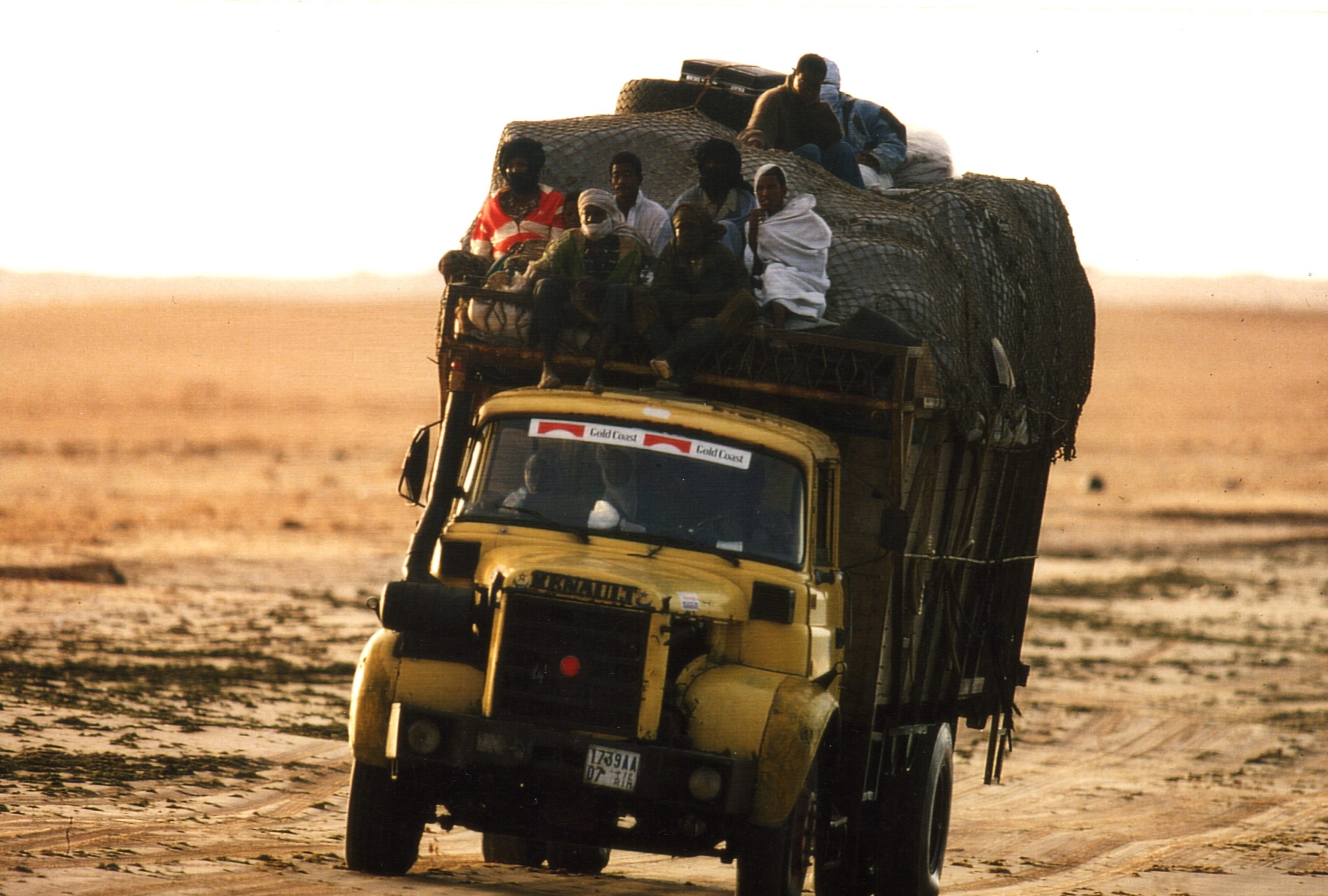Côte vers nouakchott - Camion avant
