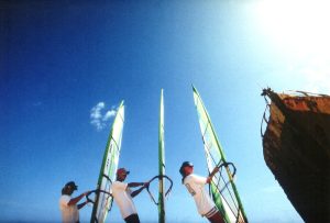 Raid 1994 - Côte mauritanienne - Bateau ensablée