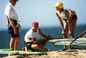 Raid 1994 - Côte mauritanienne - A marée haute - Réglage du matos