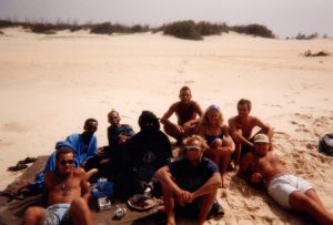 Raid 1994 - Dernière photographie de groupe avant l'arrivée