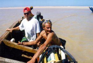 Raid 1994 - Traversée du fleuve Sénégal