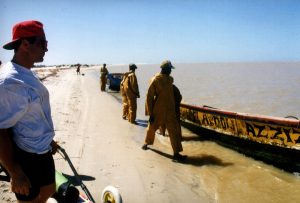 Raid 1994 - Traversée du fleuve Sénégal