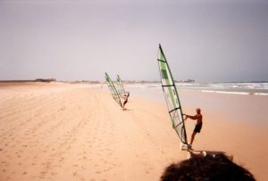 Raid 1994 - Dernier kilomètre de la plage de Yoff